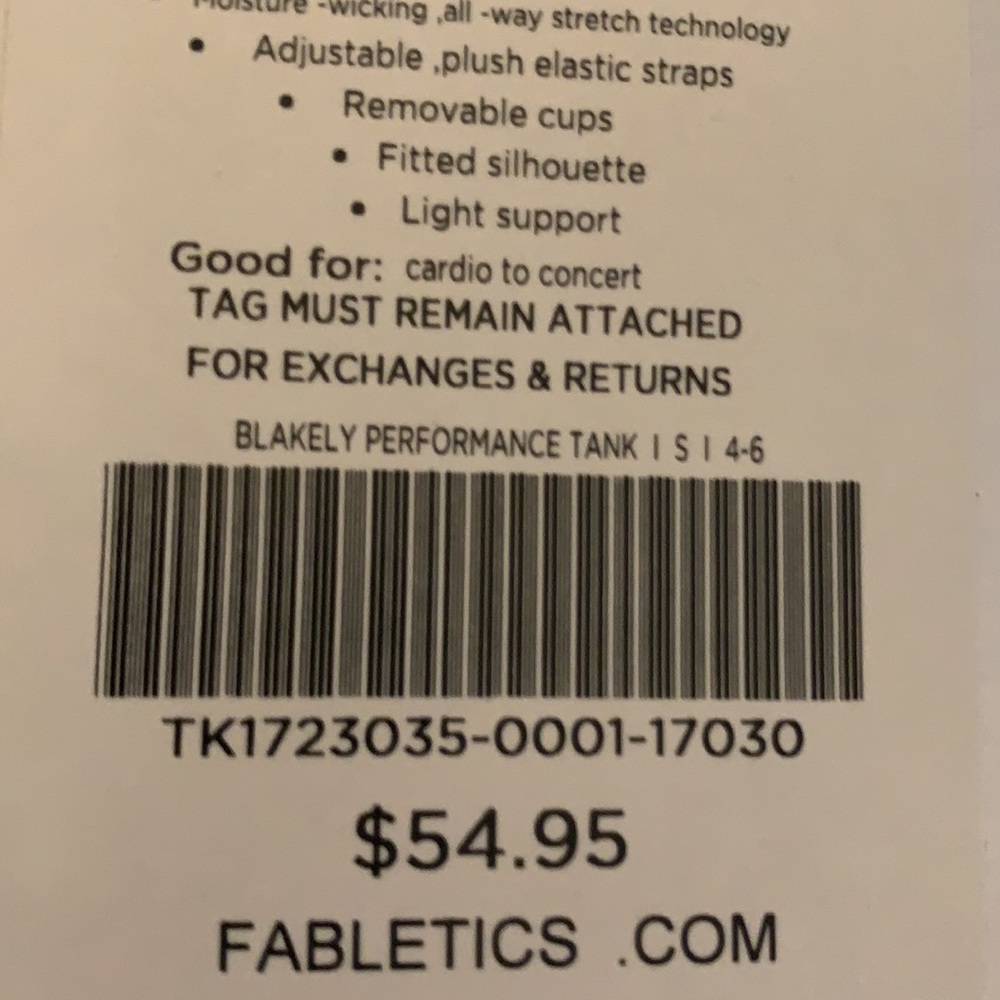 Fabletics Blakey Performance Tank. - Picture 4 of 4